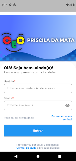 Android application Centro Educacional da Criança screenshort
