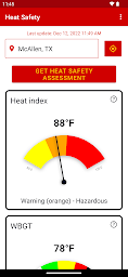 Heat Safety: Heat Index & WBGT - Screenshot Image