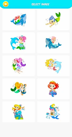 Game Mermaid - Coloring Prince - Screenshot 2