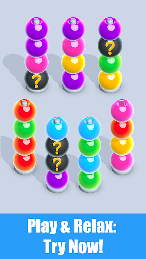 ASMR Color Sort - Ball Sorting Screen 3