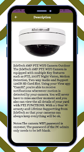 JideTech WiFi PTZ Camera Guide