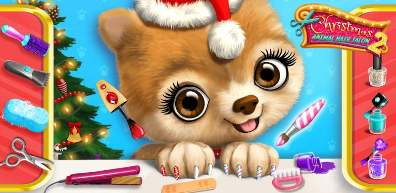 Christmas Animal Hair Salon 2
