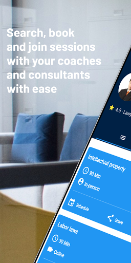 Android application PayMeet - Search and book a se screenshort