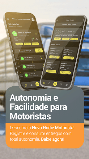 Android application App Hodie Motorista screenshort