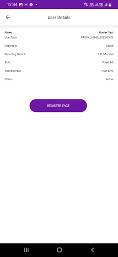 AttendNow KIOSK Screen 3