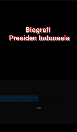 Android application Biografi Presiden Indonesia screenshort