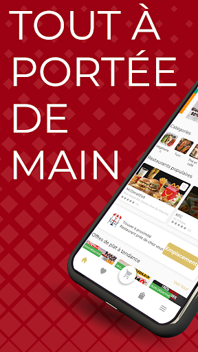 Android application Glomia - Livraison à domicile screenshort