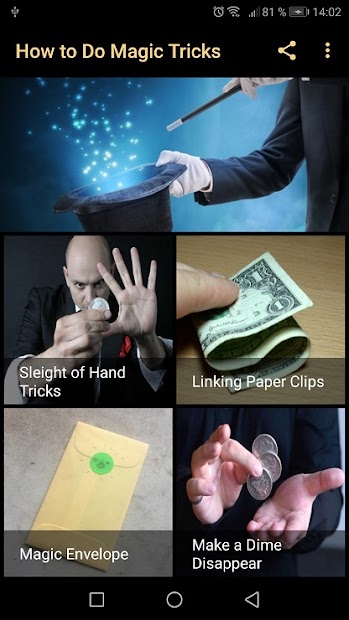 Captura de Pantalla 9 Cómo hacer trucos de magia android