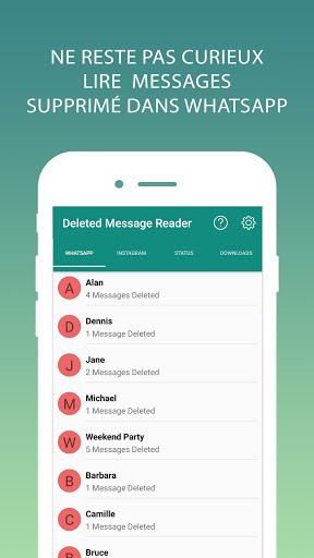 Aperçu de l'application
