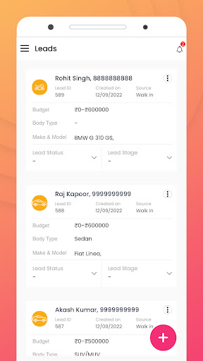 Automobile Dealership App