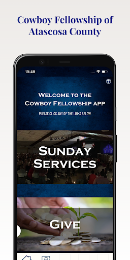 Android application Cowboy Fellowship of Atascosa screenshort