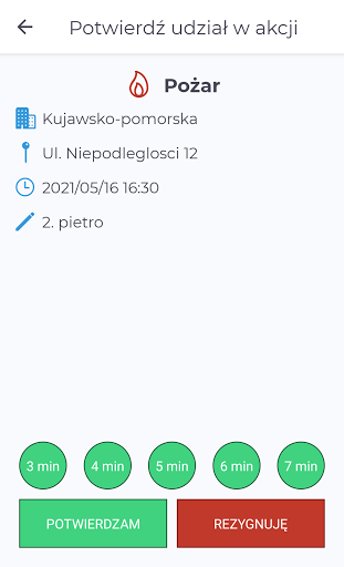 Alarmowanie Screen 2