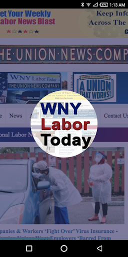 Android application WNY Labor Today screenshort
