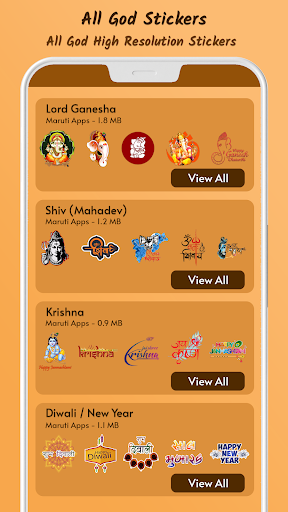 All God Stickers for whatsapp Screen 3