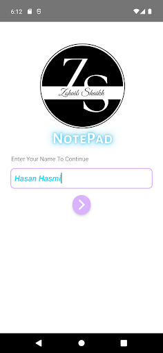 NotePadZS Screen 2