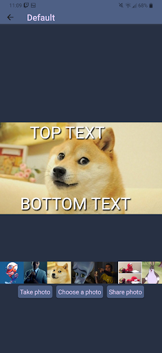 Meme Maker Screen 2