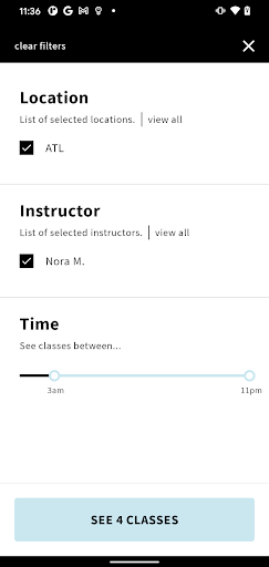 Sweat Cycle Screen 3