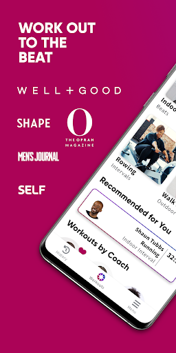 Android application CardioCast: Audio Workout App screenshort
