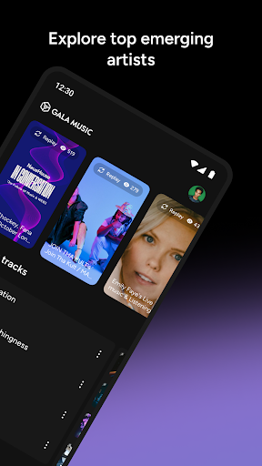 Gala Music - Stream & Discover Screen 2