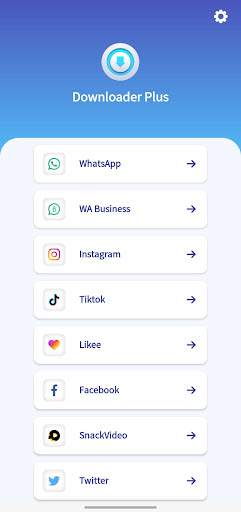 Android application Downloader Plus-Status,Videos screenshort