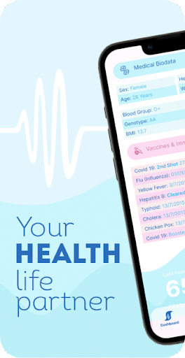 Android application Salud screenshort