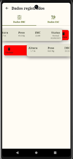 BMI - Calcule seu IMC Screen 3