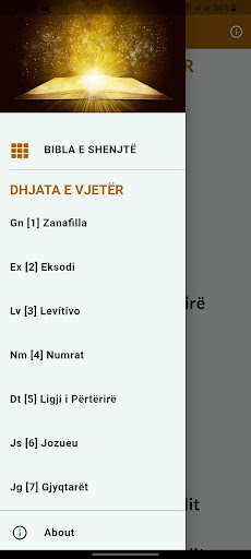 Android application Bibla e Shenjtë screenshort