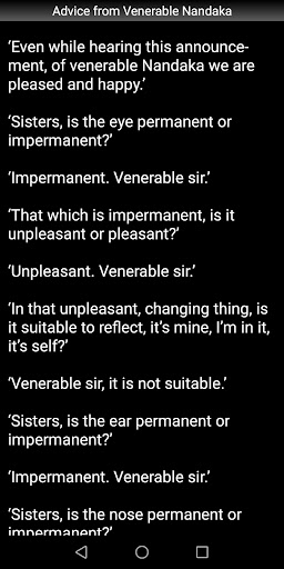 Advice from Venerable Nandaka Screen 3