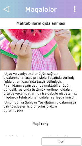 Sağlam qida Screen 3