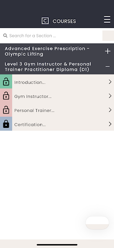 TRAINFITNESS Student Desktop Screen 2