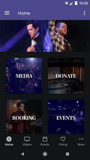 Android application David Hernandez Ministries screenshort