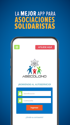 Android application ASECOLONO screenshort