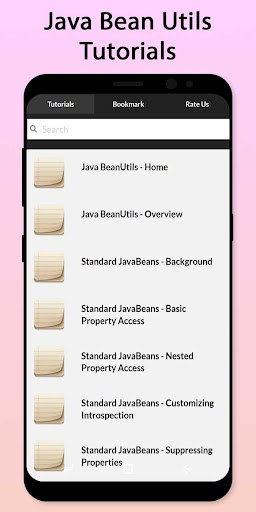 Android application Easy Java Bean Utils Tutorial screenshort