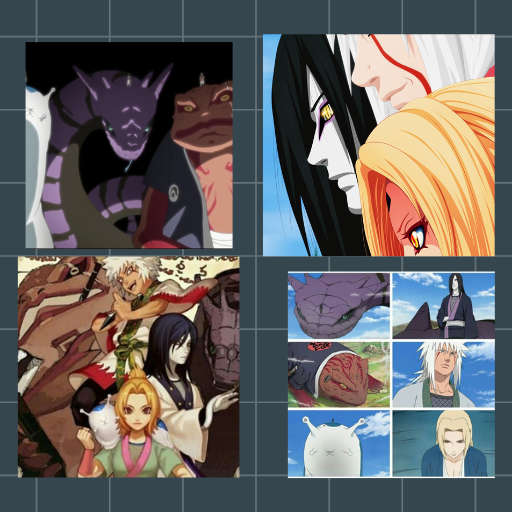 Quiz Anime - Sannins Lendários logo
