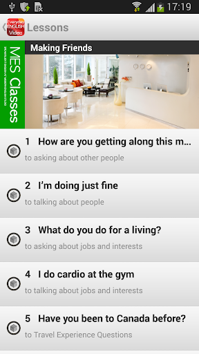 Everyday English Video Lessons Screenshot 2 - AppWisp.com