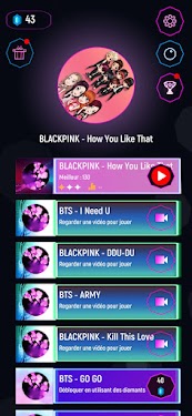 #1. BlinK VS BTS : Dancing Tiles Hop (Android) By: studio-devlopyz