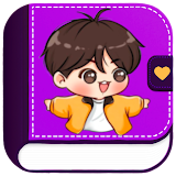 BTS Diary-Kpop App with lock icon