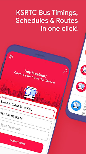 Android application Bus Evide - Kerala KSRTC Bus T screenshort