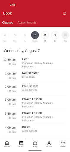 Pro Vision Hockey Academy Screen 2