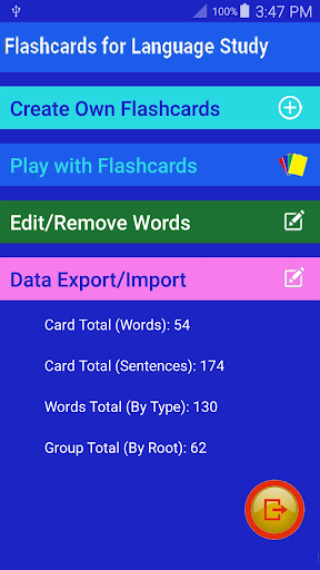 Android application Flashcards Maker screenshort
