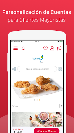 Android application eSupli, Catálogo y Pedidos screenshort