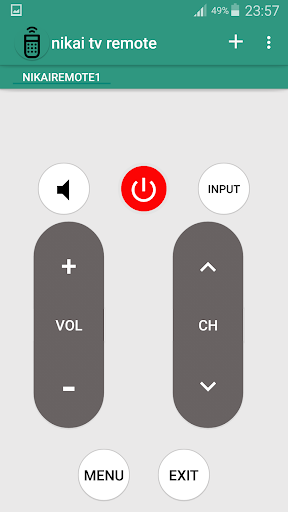 nikai tv remote Screen 2