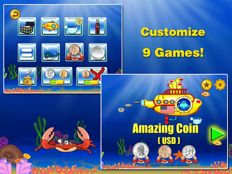 Amazing Coin (USD) for kids - 1.3 - (Android)