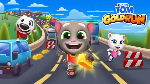 Talking Tom Gold Run MOD APK 6.0.0.1688 Gold Bars Version Play Gallery 7