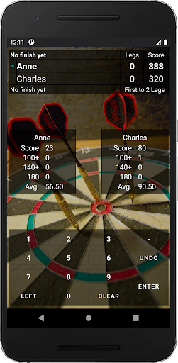 The Darts Scoreboard Screen 2
