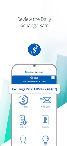 EverPayer - Money transfer Screen 2