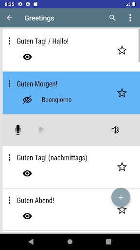 Anteprima dell'app