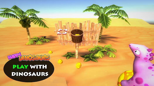 Happy Dinosaurs: Free Dinosaur Game For Kids!  screenshots 4