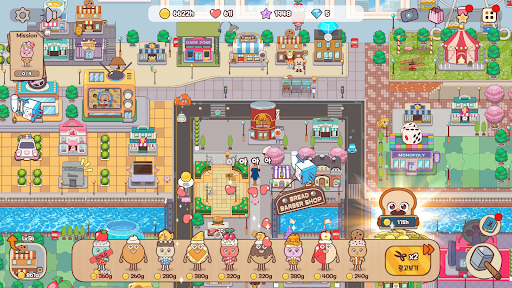 Android application Bread Barbershop Bakery Town screenshort