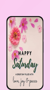 Captura 3 happy saturday images android